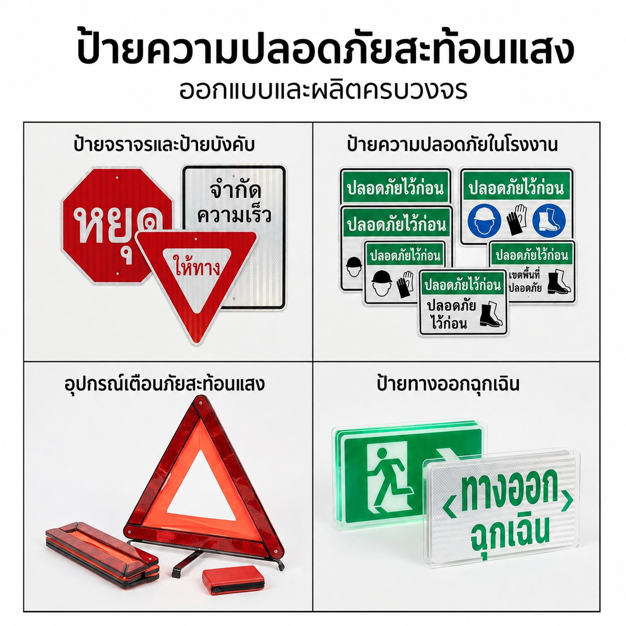 ป้ายความปลอดภัย ตัวอย่างที่ 6