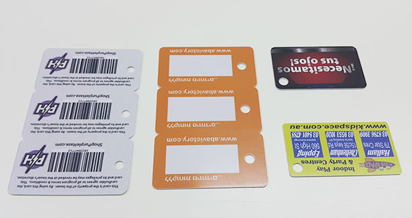 บัตร Barcode Card แนวตั้ง